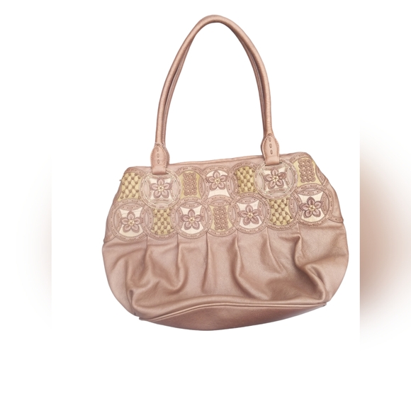 Brighton NALA Leather Metallic Bronze Masterpiece Collection Handbag RETIRED - Picture 3 of 16